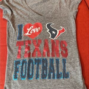 NFL team apparel Houston Texans Football womens T-Shirt, med
